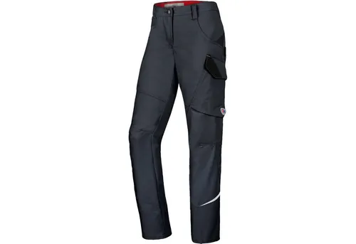 BP Arbeitshose 1981-570-56, Damen, Bundhose, anthrazit, Größe 54 - Arbeitshosen für Damen mit ergonomischem Schnitt und Stretch-Material für optimale Bewegungsfreiheit. Praktische Taschen für Smartphone und Werkzeuge.