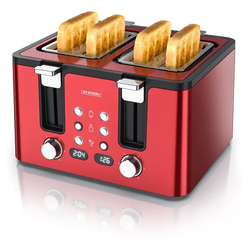 Arendo Toaster 4-Scheiben Edelstahl von Arendo