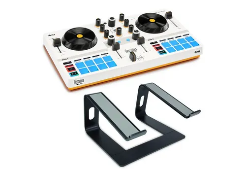 HERCULES DJ Controller DJControl Mix Ultra mit Laptopständer
