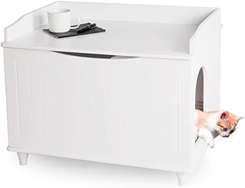 Produktbild WONDERMAKE Tierhaus Katzenschrank für Katzentoilette groß