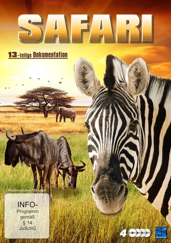 Naturdoku Safari 3D [4 DVDs] BOX