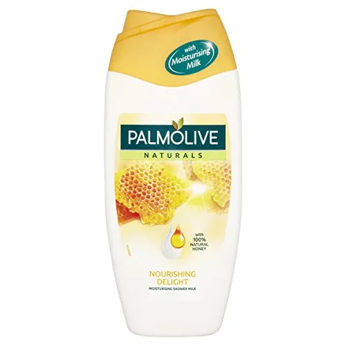 Palmolive Naturals Milch & Honig Duschgel 250 ml - Hautpflegemittel: Verwöhnen Sie Ihre Haut mit der feuchtigkeitsspendenden Formel aus Milch und Honig für ein sanftes und geschmeidiges Hautgefühl.