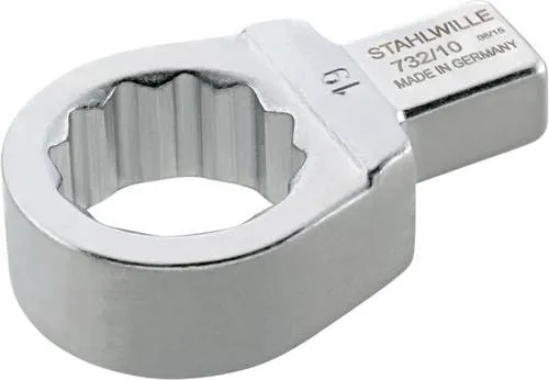 Stahlwille Einsteck-Ringschlüssel 8 mm - 732/10 8 - Drehmoment-Schlüssel, präzise Verarbeitung für hohe Langlebigkeit und zuverlässige Anwendung in Werkstatt und Industrie.