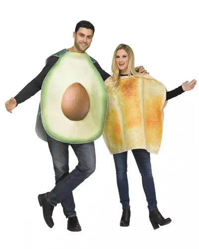 Avocado Toast Pärchenkostüm 2-teiliges Set von Horror-Shop