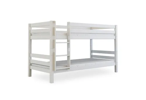 Bubema Malu Kinder Etagenbett – Massivholz mit Rutsche - Platzsparendes Hochbett aus massiver Buche, wahlweise mit Rutsche für zusätzlichen Spielspaß. Sicher und stabil, ideal für abenteuerlustige Kinder.