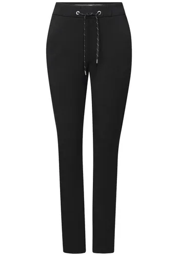 CECIL Damen 3715964 Casual Fit Hose, Black, XXL in schwarz von CECIL