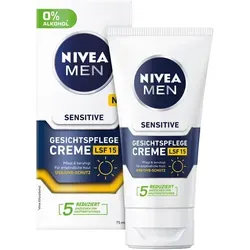 NIVEA MEN sensitive Gesichtspflegecreme LSF 15 75 ml