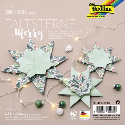 folia Faltsterne-Set
