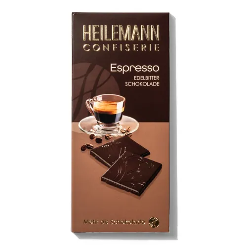 GOURVITA DE Heilemann Tafel Espresso Edelbitter, 80g