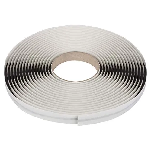 Butylschnur Ø5 mm Butylband - 8 m Selbstklebend Butylband Rolle Butylrundschnur Dichtband Dichtschnur, Butyldichtband, Flexible Abdichtung, Wasserdichtes, (Ø5 mm (5x4 mm) / 8 m) Schwarz