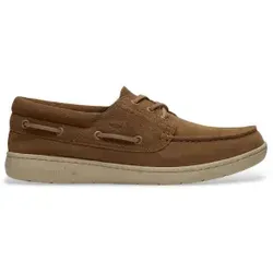Timberland für Herren. TB0A6CXMEW11 Leder Nautic Schuhe Portofino Pier braun (47.5), Beige, Wohnung, Schnürsenkel, Lässig
