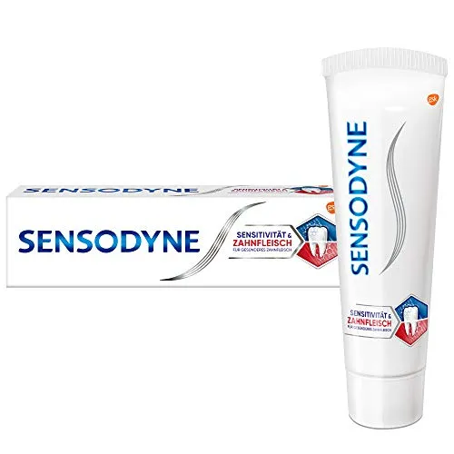 SENSODYNE Sensitivität und Zahnfleisch, tägliche Zahnpasta mit Fluorid, 1x75ml, bei schmerzempfindlichen Zähnen