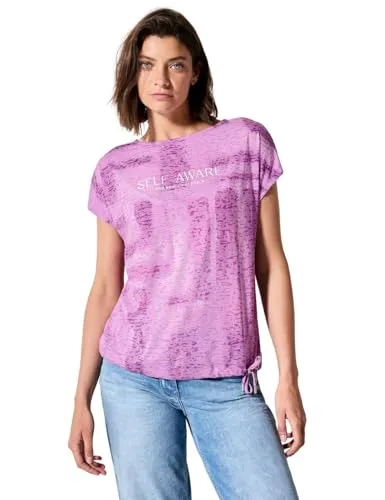 Cecil Damen B323108 T-Shirt, Anemone Pink, M von CECIL