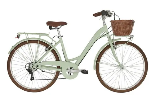 ANITAbyAlpina Cityfahrrad DOROTHY 26 Zoll, mint - Fahrräder - Stilvolles Cityfahrrad DOROTHY mit geschwungenem Rahmen und farblich abgestimmten Anbauteilen, ideal für Schule, City oder Arbeit.