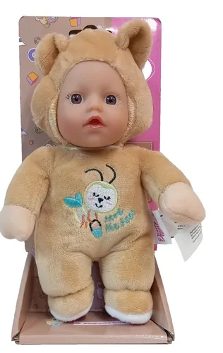 BABY born Cutie Puppe mit Knisterfolie, 18 cm von Zapf Creation