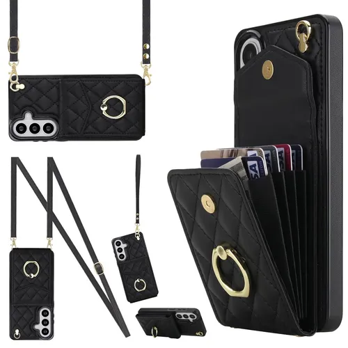 Handy Hülle Klapphülle für Samsung Galaxy S26 Plus Kunstleder RFID Kartenfach