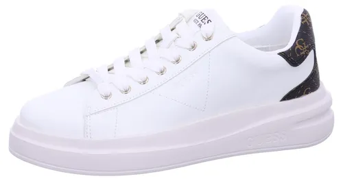 Guess Elbina Sneaker aus Echt Leder – Damen Schuhe - Modischer Damen Sneaker von Guess, aus hochwertigem Echtleder in Braun, ideal für den Herbst/Winter. Perfekt für den Alltag und angenehm zu tragen.