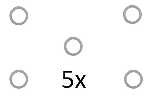 Stück Aluminiumring Unterlegscheibe M16 U-Scheibe 16x22x1,5 mm DIN 7603Form A 5
