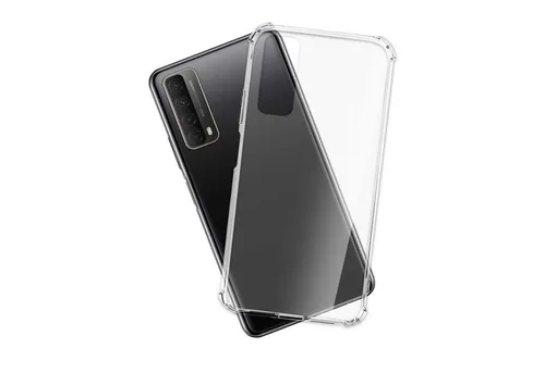 mtb more energy Smartphone-Hülle Clear Armor Case für Huawei P smart 2021, Transparente TPU Schutzhülle Case Backcover mit Anti-Shock Verstärkung