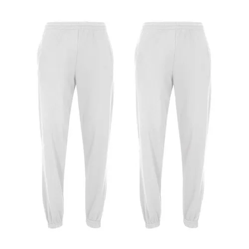 Fruit of the Loom Homewearhose Classic Jog Pants Weiß S - Bequeme Jog Pants aus 80% Baumwolle und 20% Polyester in Größe S. Ideal für entspannte Tage und sportliche Aktivitäten. Mit elastischem Bund für perfekten Sitz.