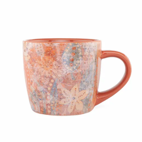 bodhi YogiMug Keramiktasse Rusty OM in rot von Bodynova
