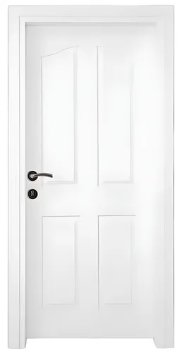 Weiße Designtür B-06 – Elegante Innentür für jeden Raum - Moderne Innentür mit satinierter Oberfläche, ideal für Wohnzimmer, Schlafzimmer und mehr. Maße: 87 x 205 cm, aus hochwertigem Holz, mit 2 Jahren Herstellergarantie.