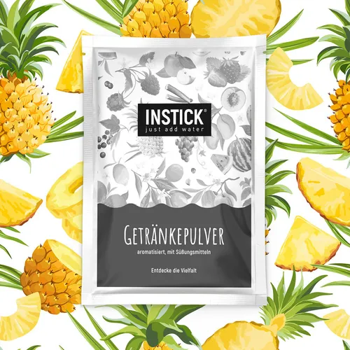 INSTICK Ananas 1 Packung für 18 L zuckerfreies Getränk von Instick