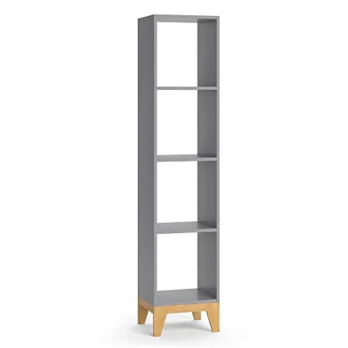 Vicco Kinderregal Malia - Regal für Baby- & Kleinkinderzimmer, bietet 4 offene Regale für eine ordentliche Aufbewahrung von Spielzeug und Büchern, ideal für kleine Räume.