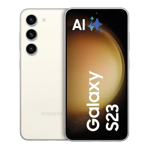 Samsung Galaxy S23 AI-Android-Smartphone, 256GB, 3.900mAh Akku, Smartphone ohne Vertrag Cream inkl. 36 Monate Herstellergarantie [Exklusiv bei Amazon]