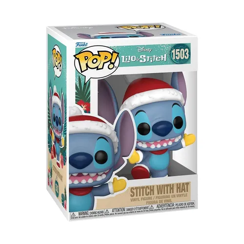 Funko Pop! Disney: Stitch Holiday - Stitch mit Hat - Lilo and Stitch - Vinyl-Sam