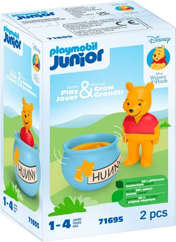 Playmobil® Winnies Stehauf-Honigtopf (71695), JUNIOR & Disney Konstruktions-Spielset, (2 St), Made in Europe