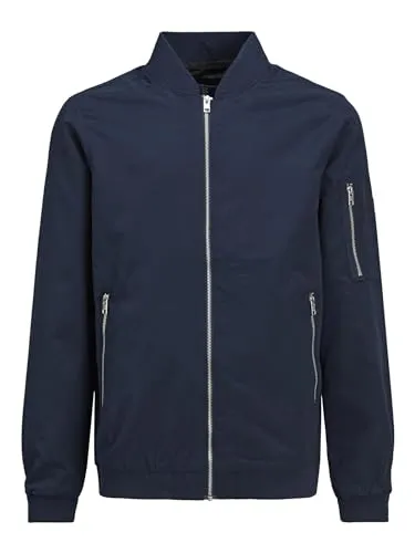 JACK & JONES Boy Blousonjacke Junior - Jacke für Jungen im Regular Fit, ideal für den Alltag, aus leichtem Polyester und mit praktischen Taschen für zusätzlichen Komfort.