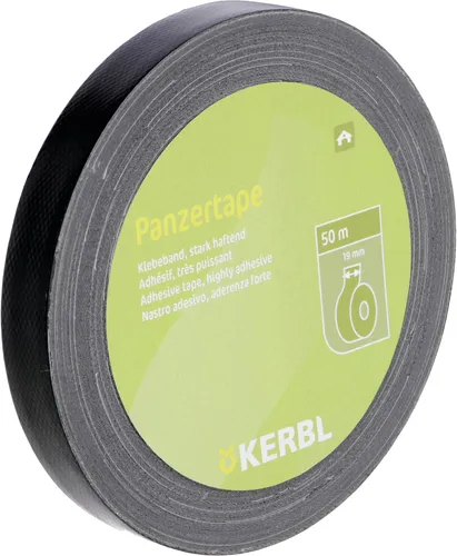 KERBL Panzerklebeband 19 mm x 50 m, schwarz, 291335 000000000001900891