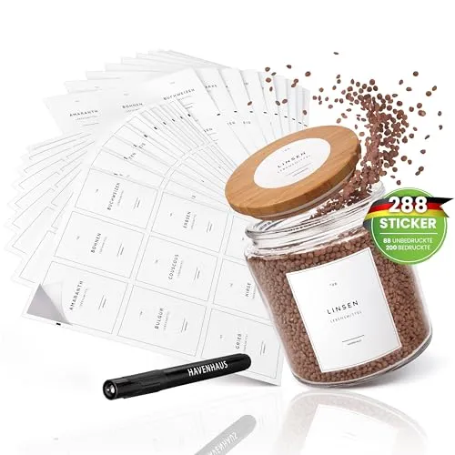 Etiketten für Lebensmittel und Getränke von Havenhaus