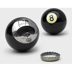 SuckUK Flaschenöffner ''8 Ball'' in Schwarz in schwarz von SuckUK
