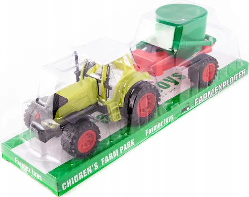 Spielzeug Traktor mit Anhänger