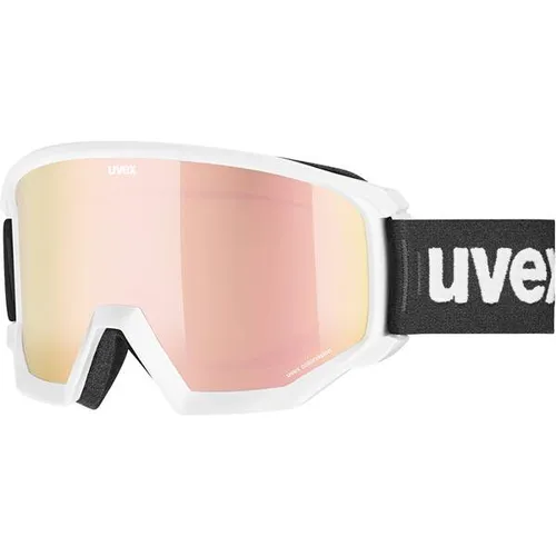 Uvex Athletic CV Race Skibrille - Weiss, One Size - Wintersport-Brillen mit innovativer Antifog-Beschichtung für klare Sicht und maximalen Komfort auf der Piste.