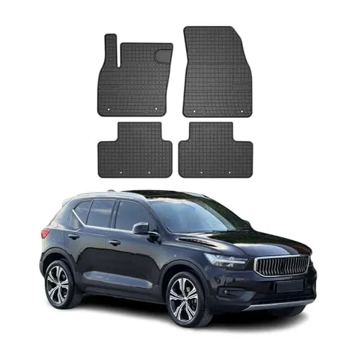 OMAC Auto-Fußmatten für Volvo XC40 2017-2025 - Fahrzeugspezifische Gummimatten, rutschfest und wasserdicht, bieten perfekten Schutz und sind leicht zu reinigen für einen makellosen Innenraum.