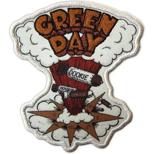 Green Day Dookie Bombs Standard Printed Patch Accessory Size