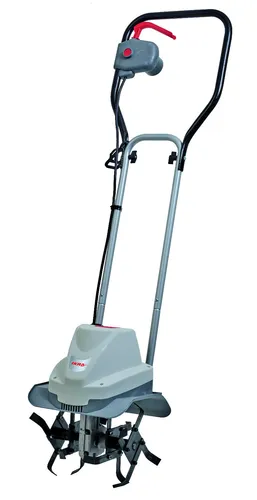 IKRA IEM 750 Elektro Bodenhacke - 28 cm Arbeitsbreite - Motorhacke mit 4 Hackmessern für effizientes Arbeiten im Garten, ideal zum Lockern und Belüften des Bodens.