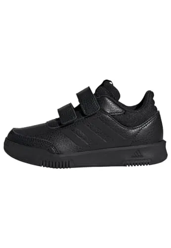 adidas Tensaur Hook and Loop Laufschuhe, Core Black - Laufschuhe mit regulärer Passform und Klettverschluss, ideal für Kinder. Abriebfeste Gummiaußensohle sorgt für sicheren Halt und langen Tragekomfort.