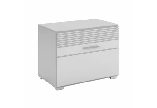 MID.YOU Sitzbank LINUS - Moderne Eleganz für Ihr Zuhause - Drohnen - Die stilvolle MID.YOU Sitzbank LINUS bietet praktischen Stauraum und modernes Design in elegantem Weiß mit hochwertiger Hochglanzfront.