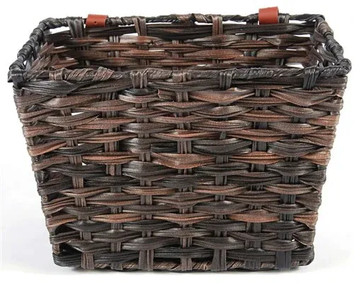 Volare Fahrradkorb für Kinderfahrräder in braun von Volare