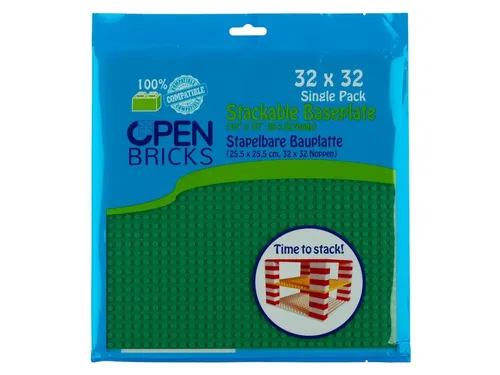 Open Bricks OpenBricks Baseplate 32x32 green Konstruktionsspielsteine