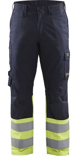 Blåkläder Flammhemmende Arbeitshose Stahl - Hochwertige, flammhemmende Arbeitshose für die Metallindustrie. Mit verstellbarer Beinweite und praktischen Taschen bietet sie optimalen Komfort und Funktionalität im professionellen Einsatz.
