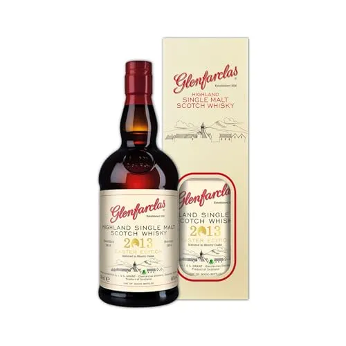 Glenfarclas Vintage 2014 - Easter Edition 2025 - Single Malt Whisky - Whisky, vollmundiger Single Malt mit komplexen Sherry-Aromen, gereift in Oloroso-Fässern für ein intensives Geschmackserlebnis.
