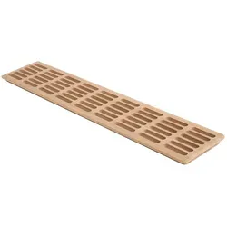 MS Beschläge Lüftungsgitter aus Massivholz 550x100mm - Lüftungstechnik, hochwertiges Vollholz für langlebige und ästhetische Raumlüftung