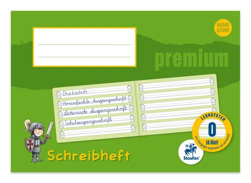 Staufen® Schreiblernheft liniert DIN A5 quer 16 Blätter 734500702