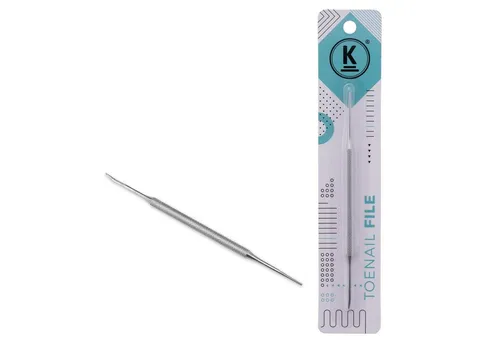 K-Pro Mineral-Nagelfeile Nagelfeile Edelstahl bei Engewachsenen Zehennägel, 1-tlg., Zehennagelfeile, eingewachsene Nägel behandeln, Fußpflege Werkzeug
