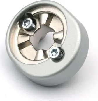 Schüco RC-Befestigungsrosette abschließbar, Silver Look 247131 / 247139